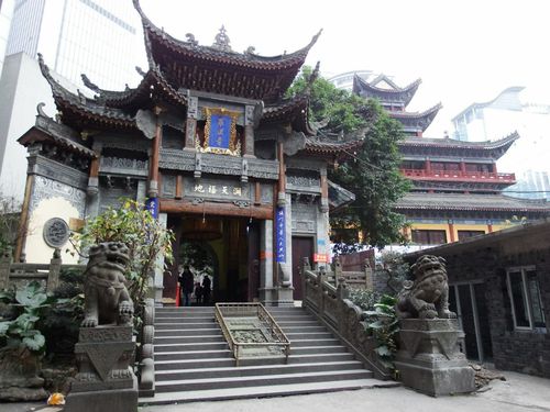 【携程攻略】重庆罗汉寺景点,罗汉寺在重庆市中心,地铁一号线小什字站
